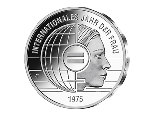  20-Euro-Silbermünze 2025 "50 Jahre Internationales Jahr der Frau" 