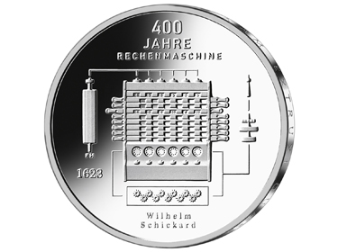20 euro collector coin 2023 "400 Jahre Rechenmaschine von Wilhelm Schickard
