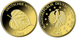 20-Euro-Goldmünze Linde