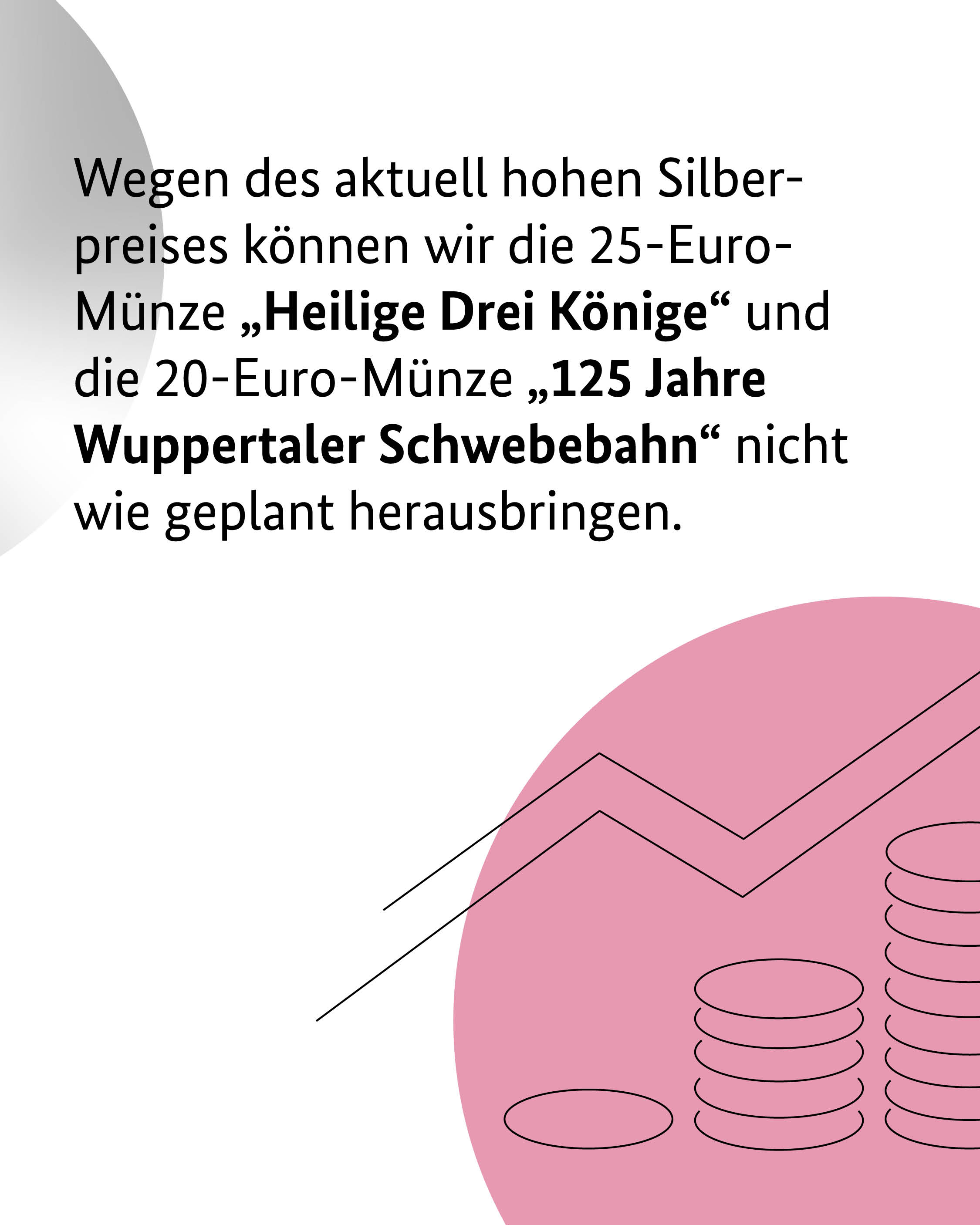 Update zu unseren Silbermünzen