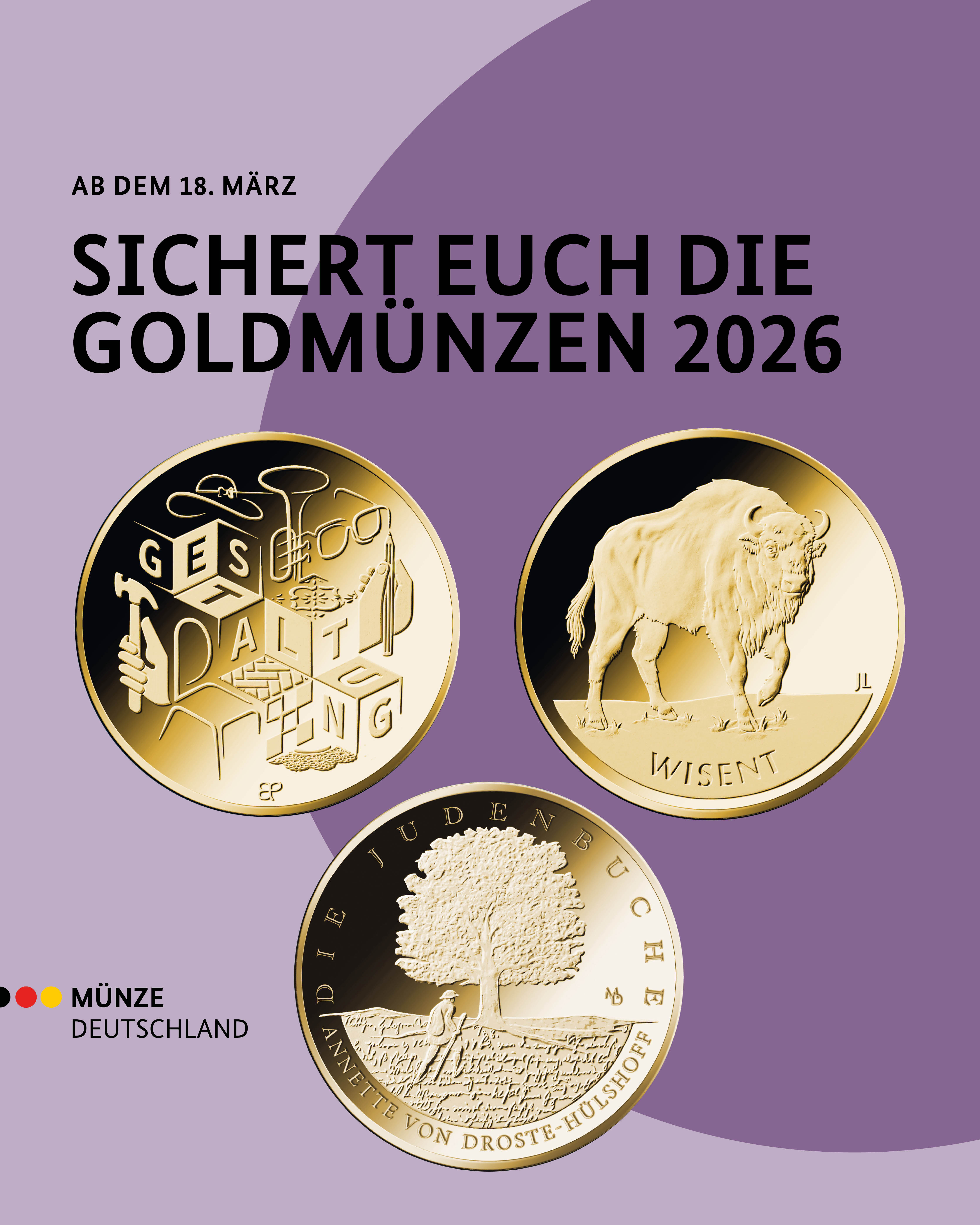 Sichert euch die Goldmünzen 2026