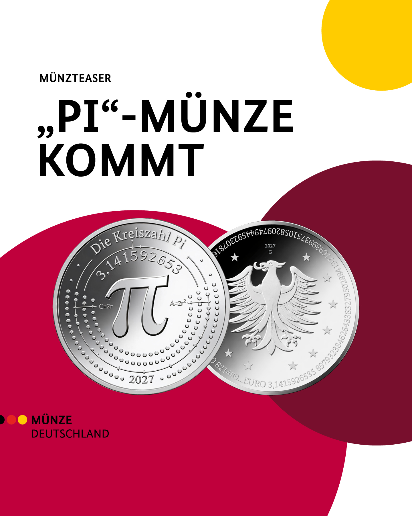 Pi-Münze kommt
