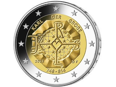 2 euro special set 2023 "1275. Geburtstag Karl der Große"