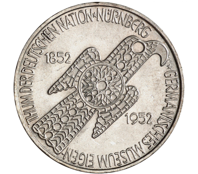 5-DM-Münze aus dem Jahr 1953. Foto: Münzkabinett Berlin