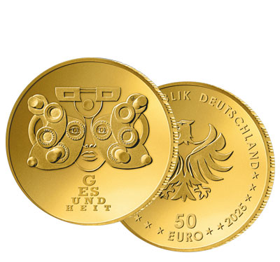 50-Euro-Goldmünze 2025 "Gesundheit"