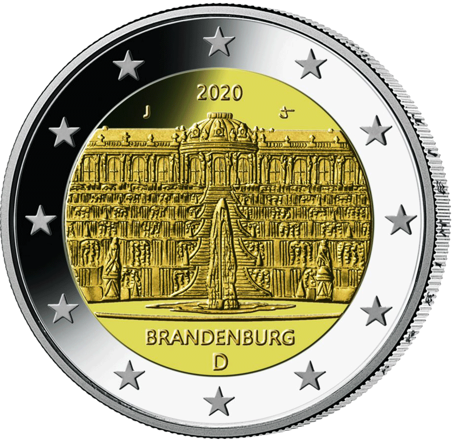 2-Euro-Gedenkmünze Brandenburg (2020)