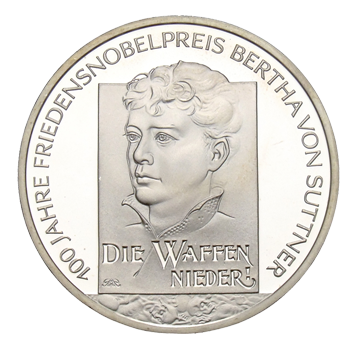 Bertha von Suttner, 100 Jahre Friedensnobelpreis¹ (2005)