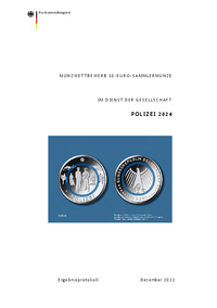 10-Euro-Polymerringmünze „Polizei“