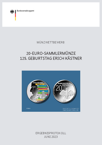 20-Euro-Sammlermünze „125. Geburtstag Erich Kästner“