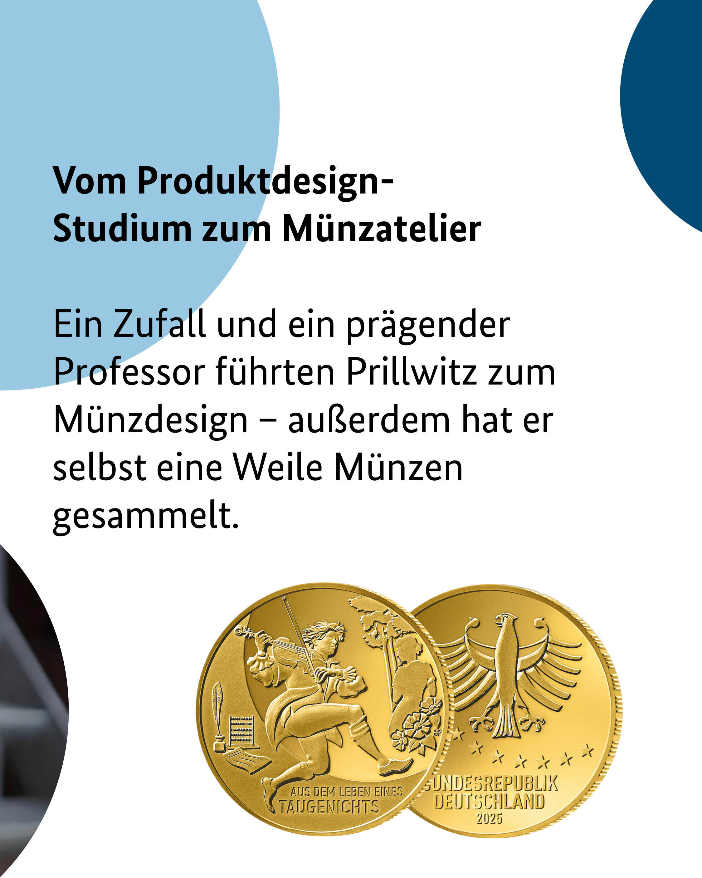 Münzdesigner Bastian Prillwitz im Porträt