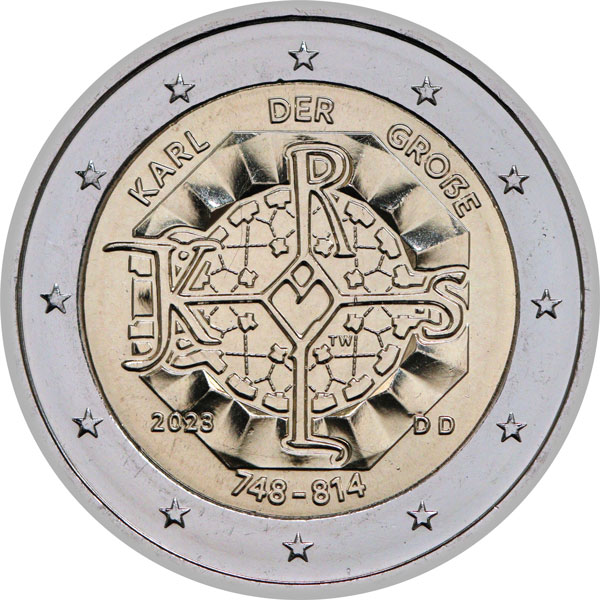 Wichtig: Beim doppelten „D“ auf deutschen 2-Euro-Gedenkmünzen handelt es sich nicht um eine Fehlprägung. Ein „D“ steht für das Ausgabeland Deutschland, das zweite „D“ ist das Münzzeichen des Bayerischen Hauptmünzamtes München.