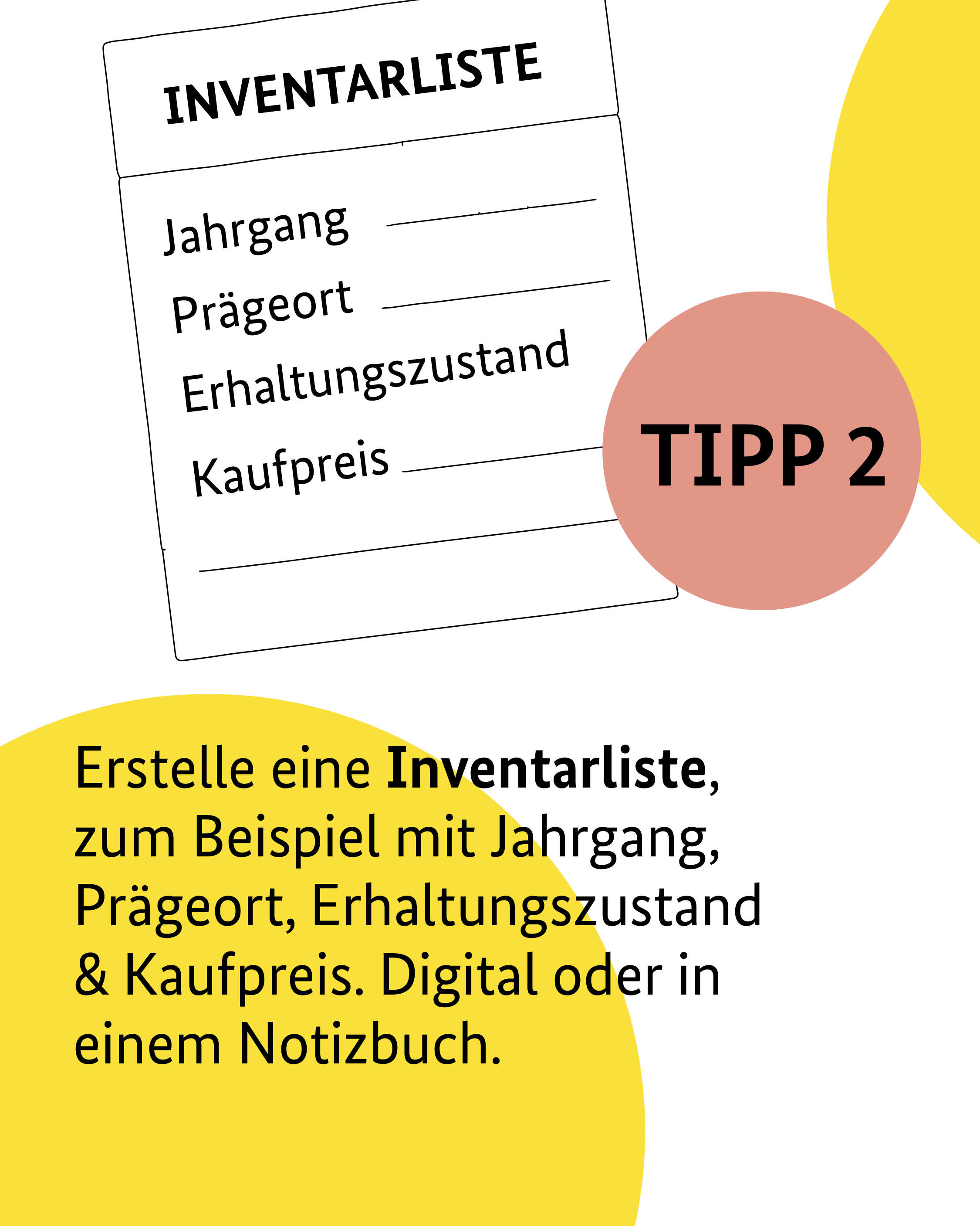 Tipp 2, wie du deine Münzsammlung gut absicherst