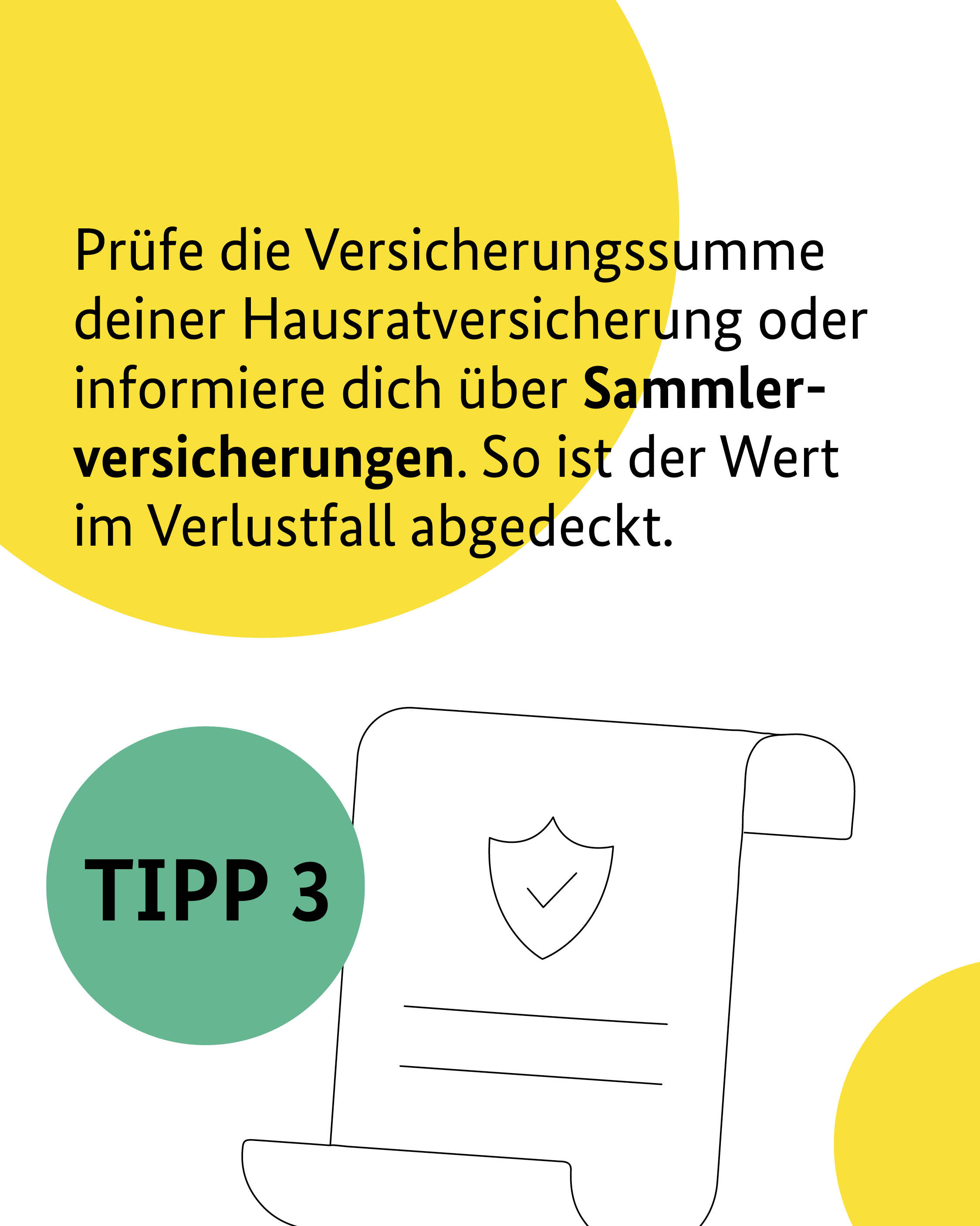Tipp 3, wie du deine Münzsammlung gut absicherst