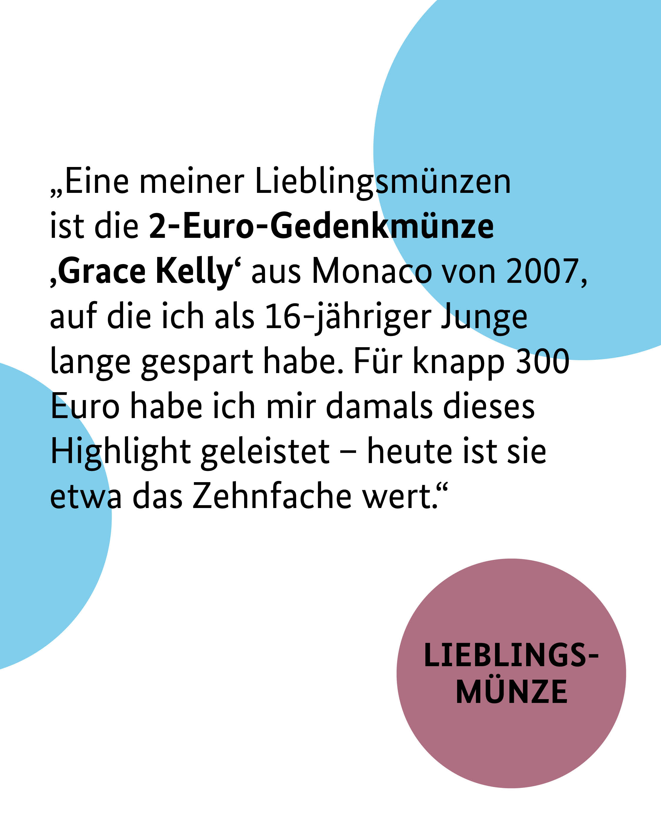 Tobias, 33, sammelt seit 22 Jahren Münzen