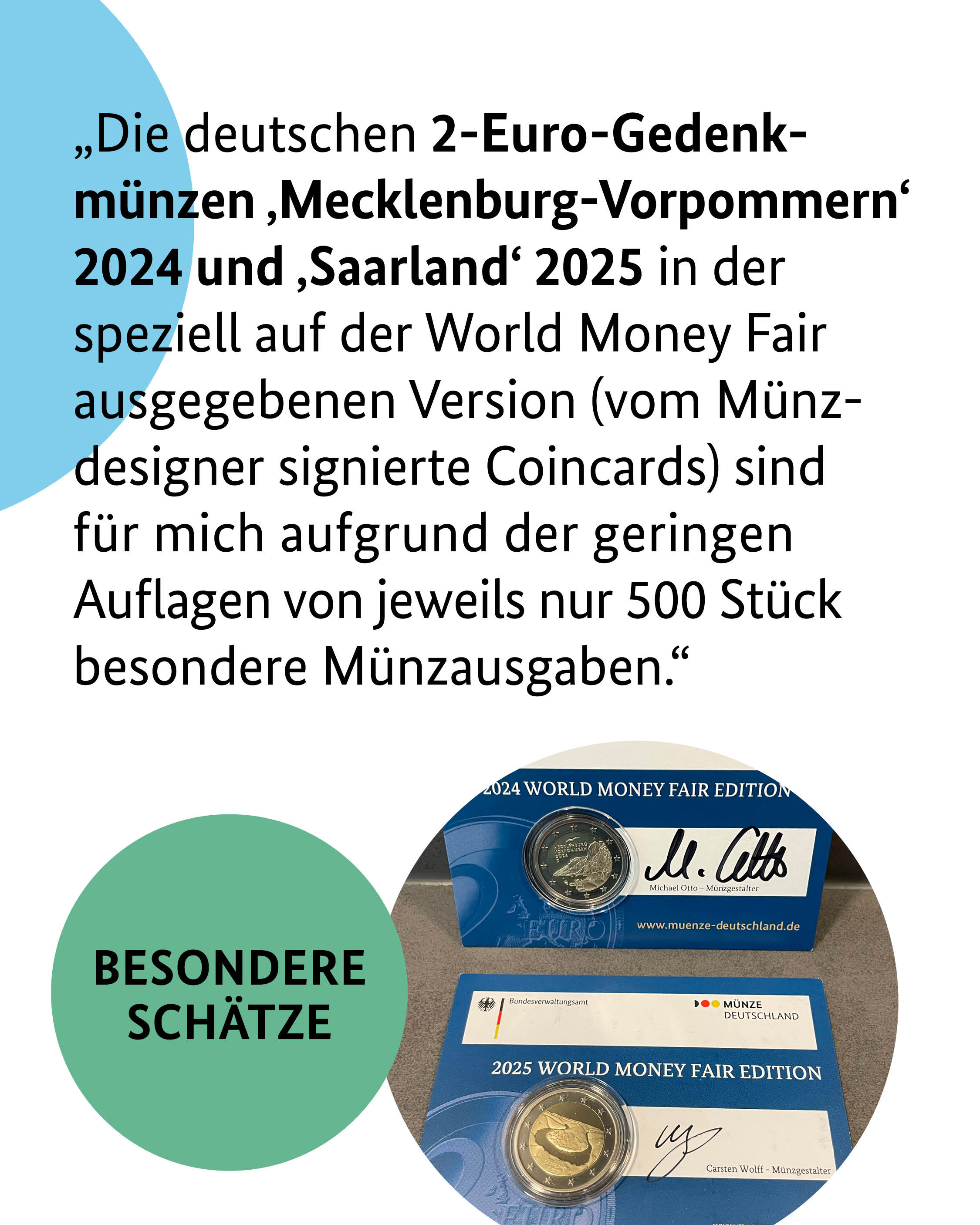 Tobias, 33, sammelt seit 22 Jahren Münzen