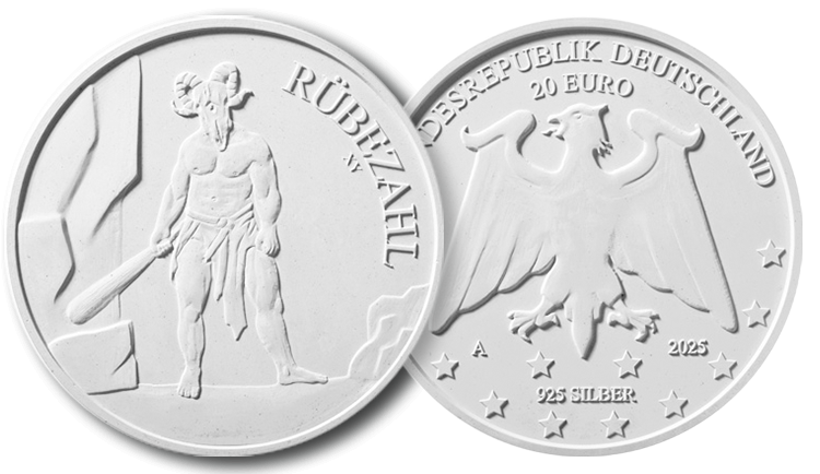 Bild- und Wertseite des Entwurfes „Lorelei“ von Janina Tögel