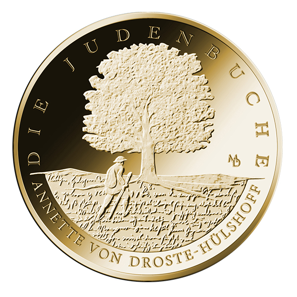100-Euro-Goldmünze „Die Judenbuche (Droste-Hülshoff)“