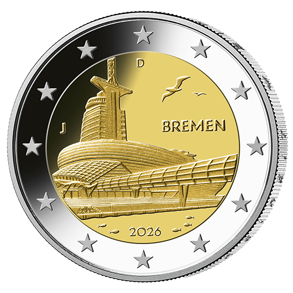 2-Euro-Gedenkmünze „Bremen“