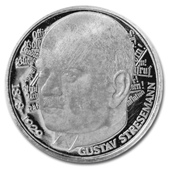 5-DM-Gedenkmünze Gustav Stresemann