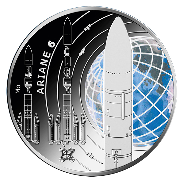 5-Euro-Farbdruckmünze „Ariane 6“