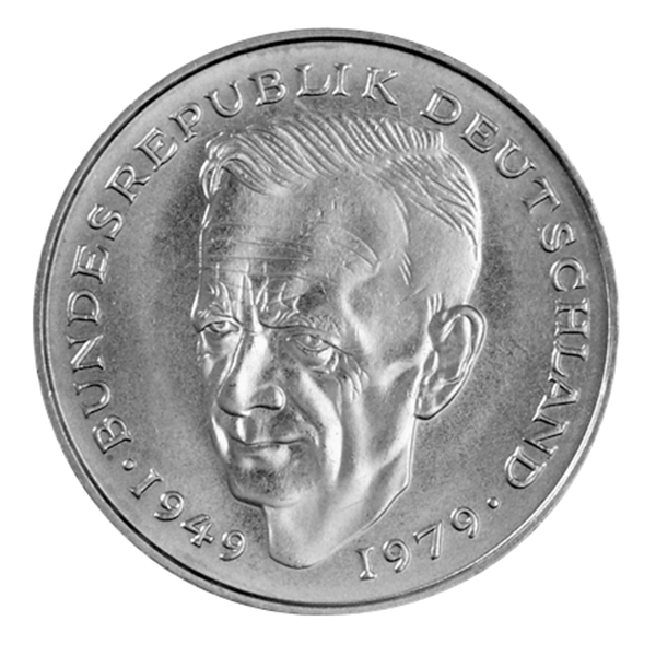 2-DM-Umlaufmünze Kurt Schumacher