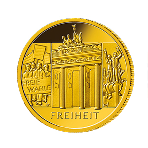 100-Euro-Goldmünze "Säulen der Demokratie - Freiheit"