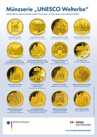 100-Euro-Goldmünzenserie „UNESCO Welterbe“