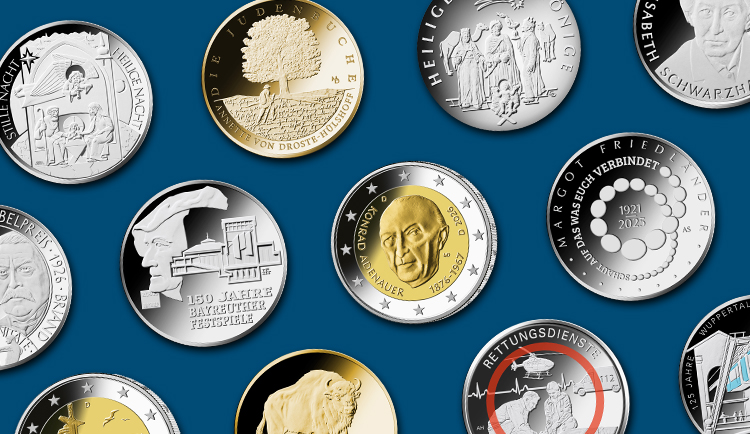 Abbildung der Münzen 2026