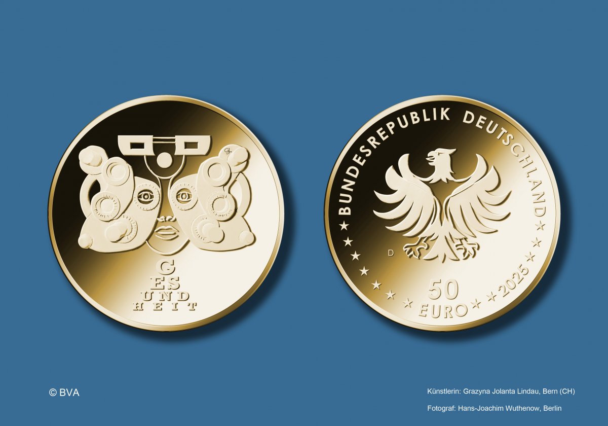 Download 50 euro goldcoin 2025 "Gesundheit" 