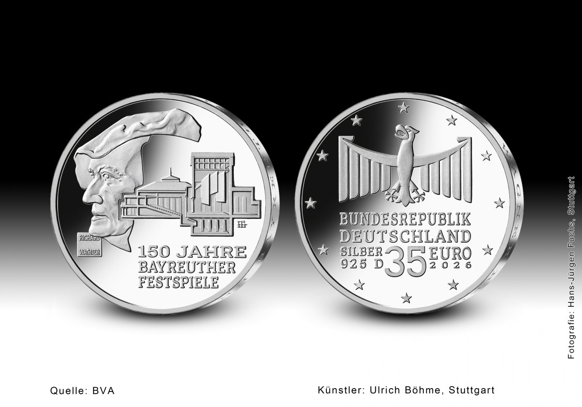 Download 20 euro collector coin 2026 "150 Jahre Richard-Wagner-Festspiele Bayreuth" 