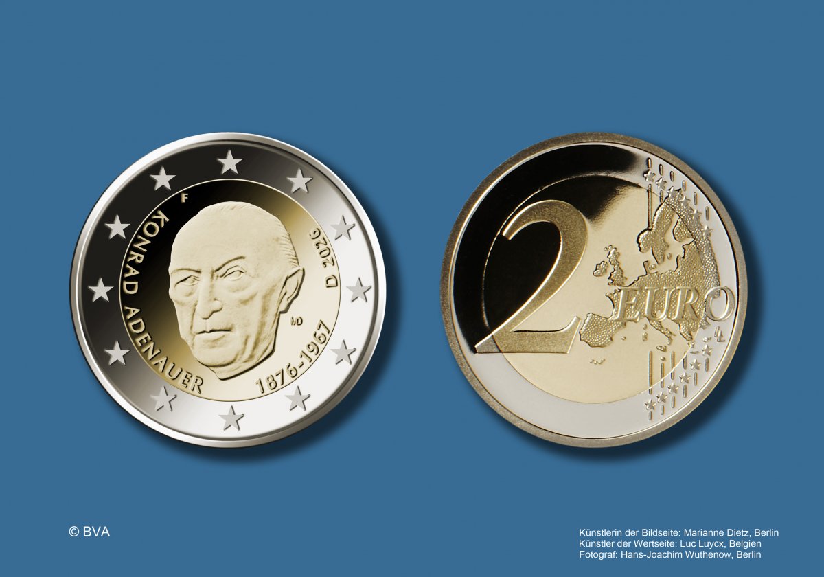 Download 2 euro collector coin 2026 "Konrad Adenauer" 