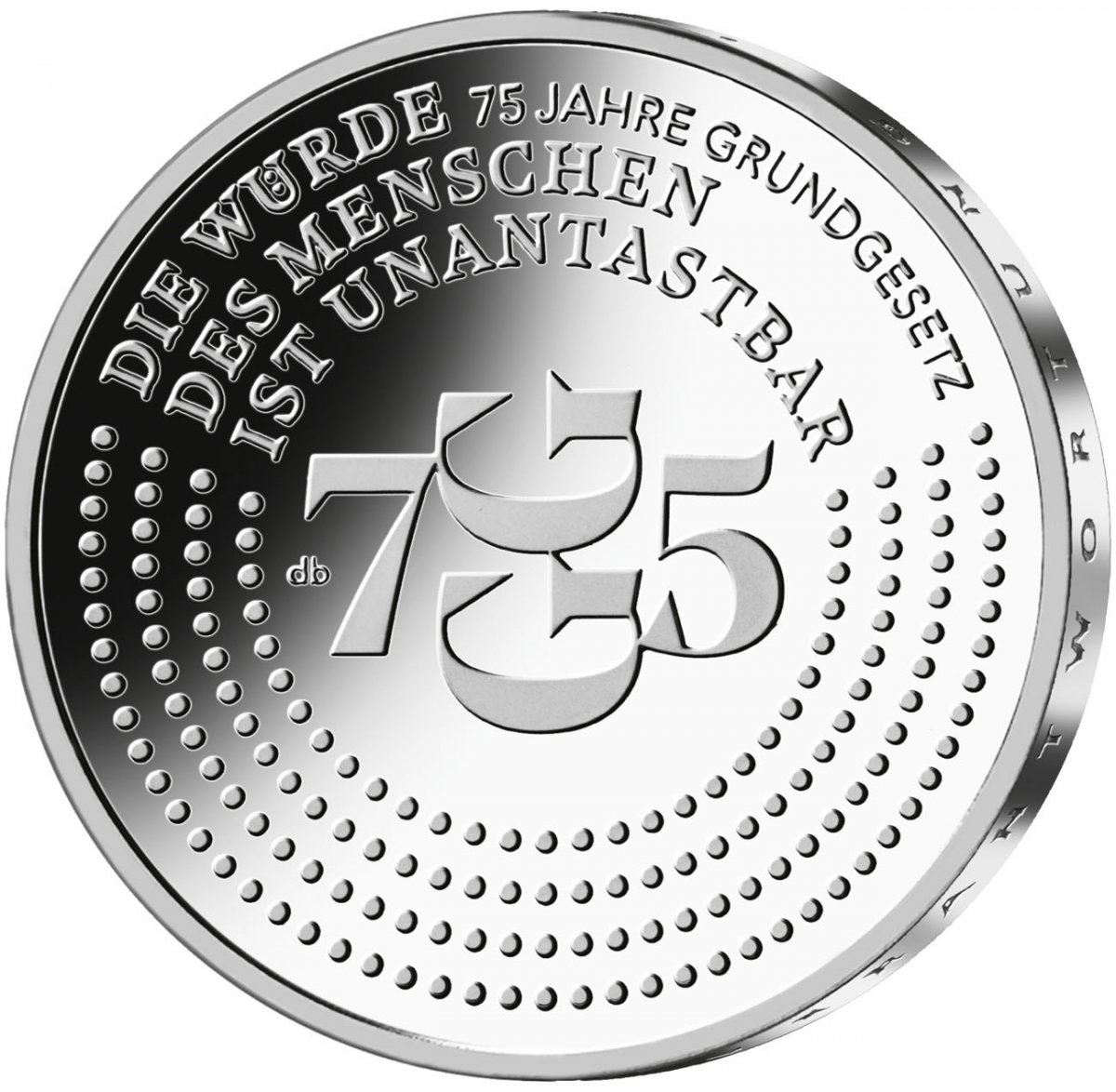 20-Euro-Silbermünze 2024 "75 Jahre Grundgesetz"                                                      