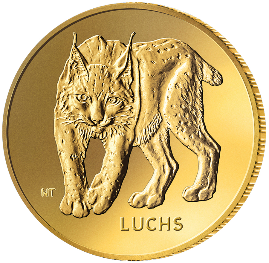 20 euro gold coin 2025 "Rückkehr der Wildtiere - Luchs" 