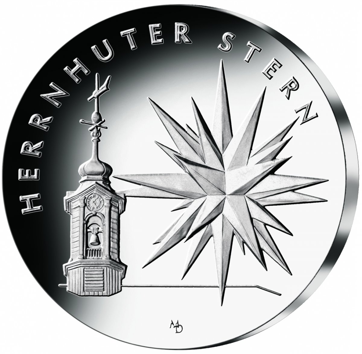 25 euro collector coin 2022 "Weihnachten - Herrnhuter Stern" 