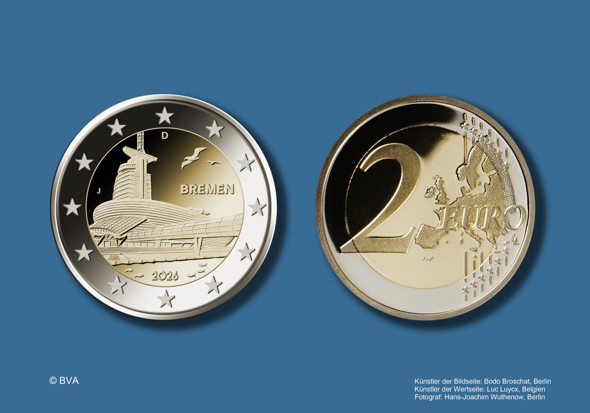 Download 2 euro collector coin 2026 "Bundesländer - Bremen" 