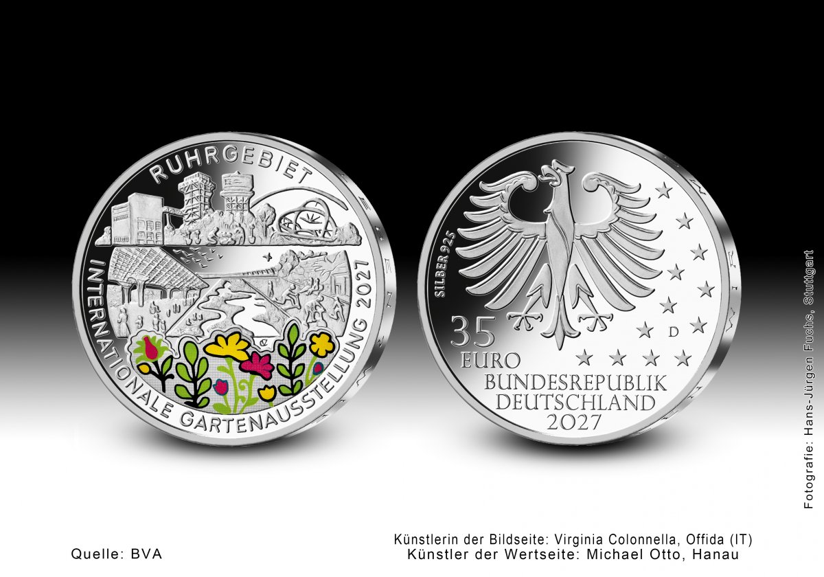 Download 50 euro collector coin 2027 "Internationale Gartenausstellung Ruhrgebiet" 