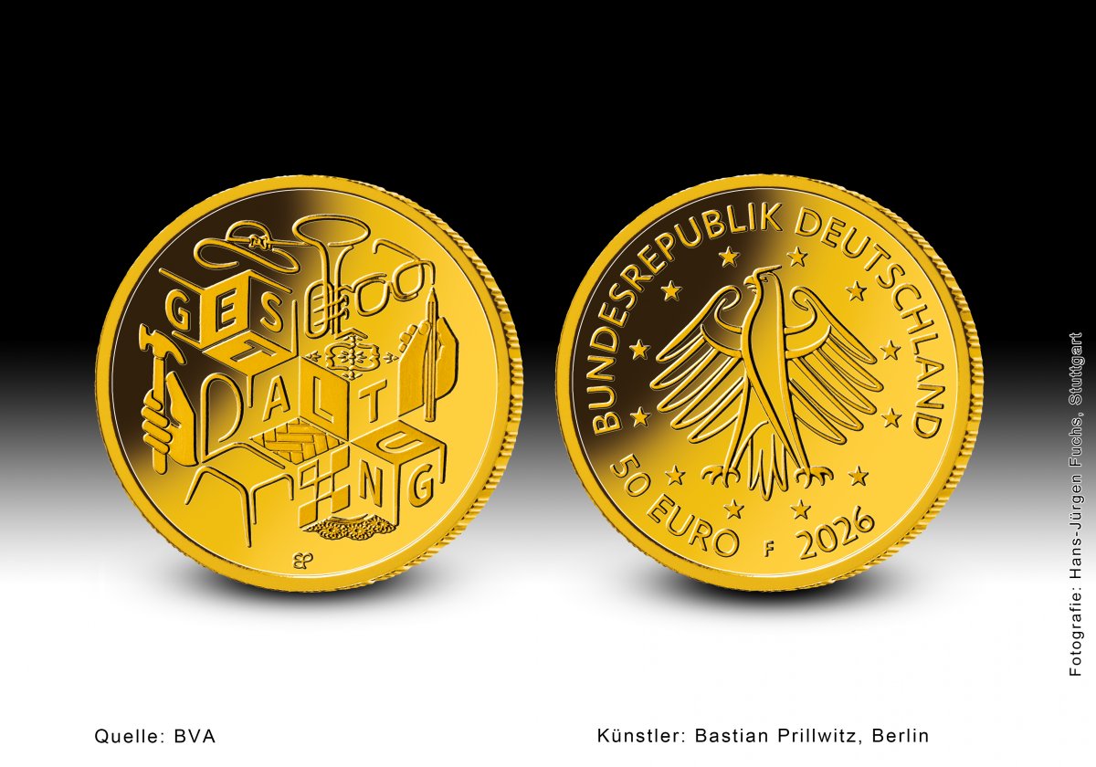 Download 50 euro goldcoin 2026 "Gestaltung" 