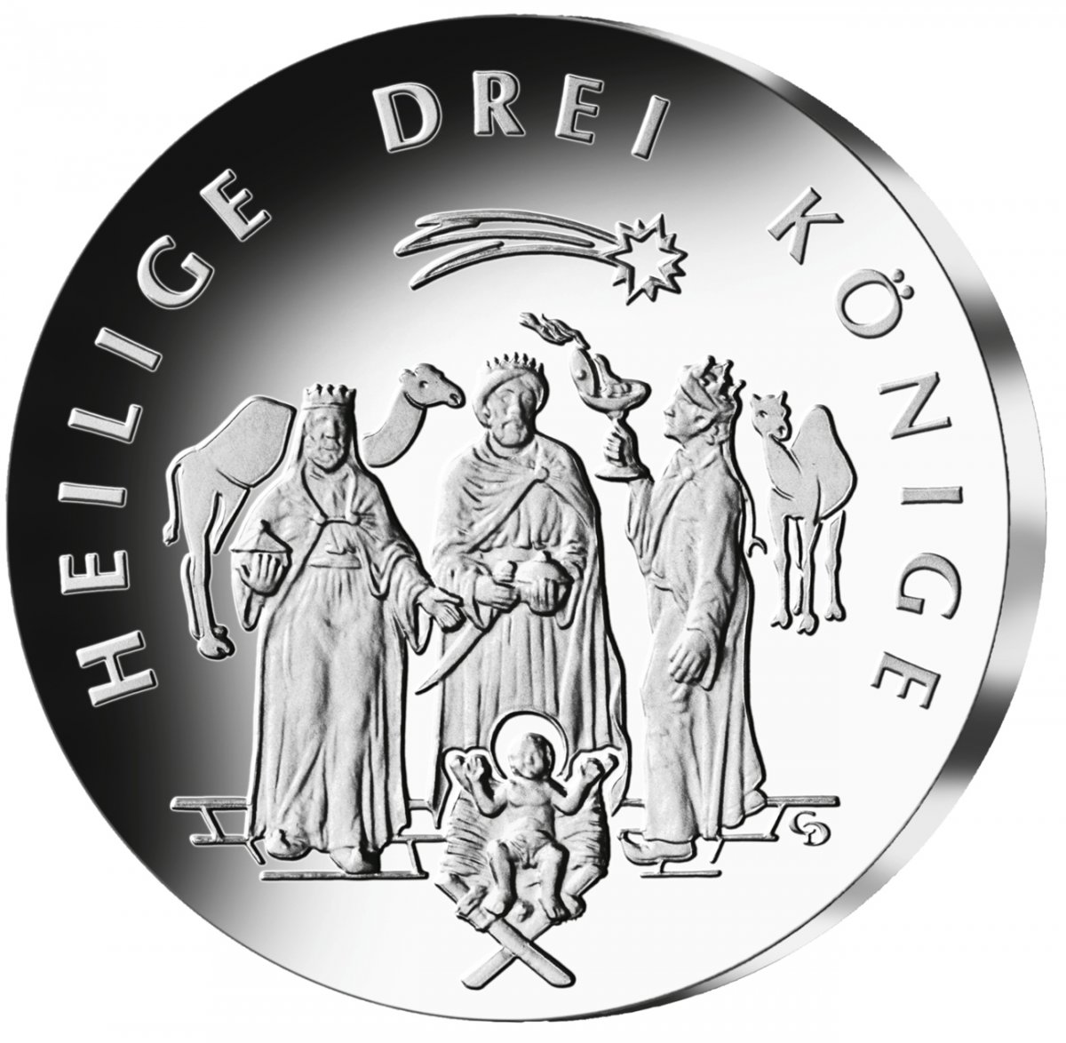 50 euro collector coin "Weihnachten - Heilige Drei Könige" 