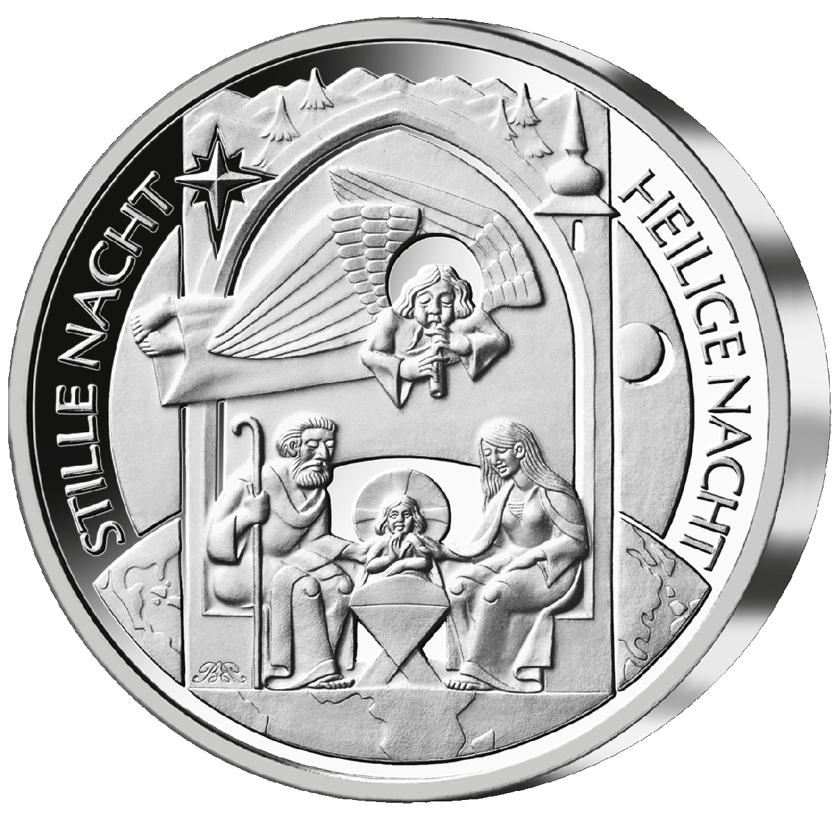 50 euro collector coin "Stille Nacht, heilige Nacht" 