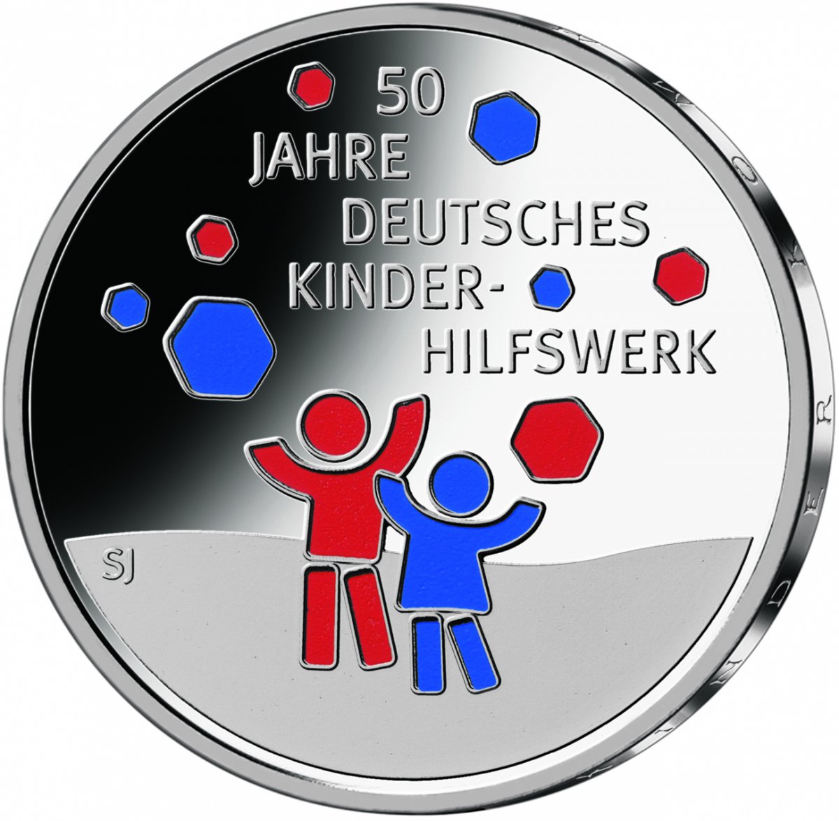 20-Euro-Silbermünze 2022 "50 Jahre Deutsches Kinderhilfswerk"                                        