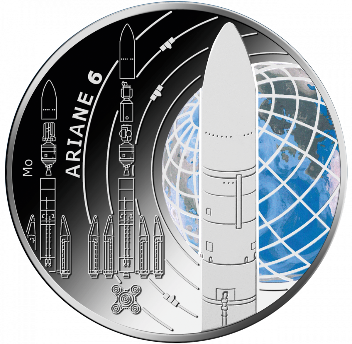 5-Euro-Farbdruckmünze 2026 "Ariane 6" 