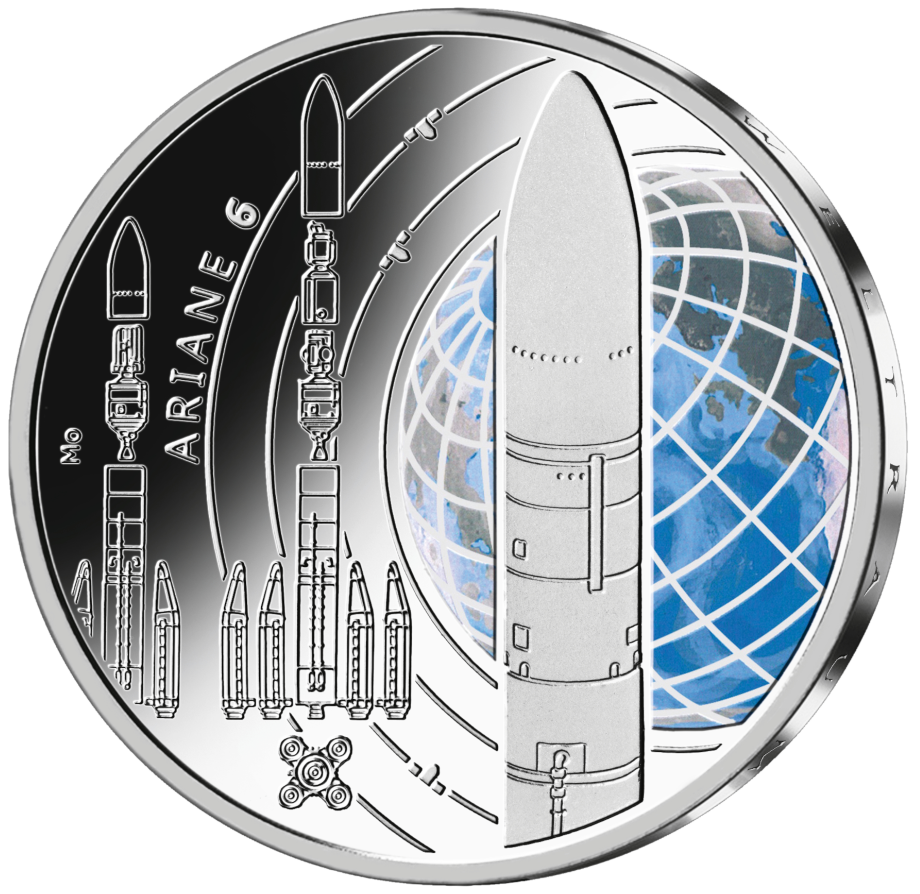 5-Euro-Farbdruckmünze 2026 "Ariane 6"                                                                