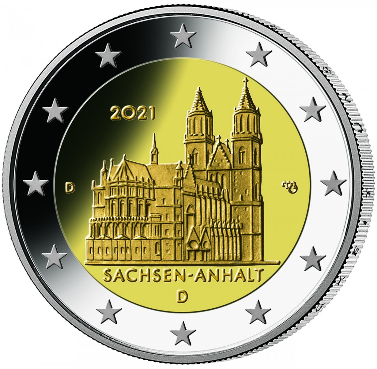 2-Euro-Sammlermünzen-Set 2021 "Bundesländer" 