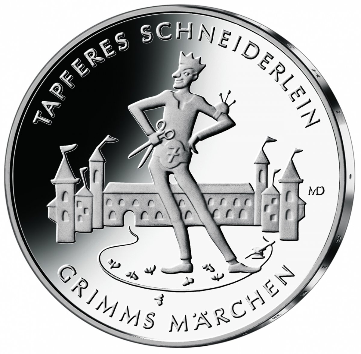 20-Euro-Silbermünze 2019  "Tapferes Schneiderlein"                                                   