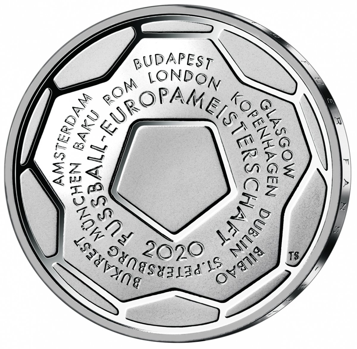 20 euro collector coin 2021 "Fußball-Europameisterschaft 2020" 