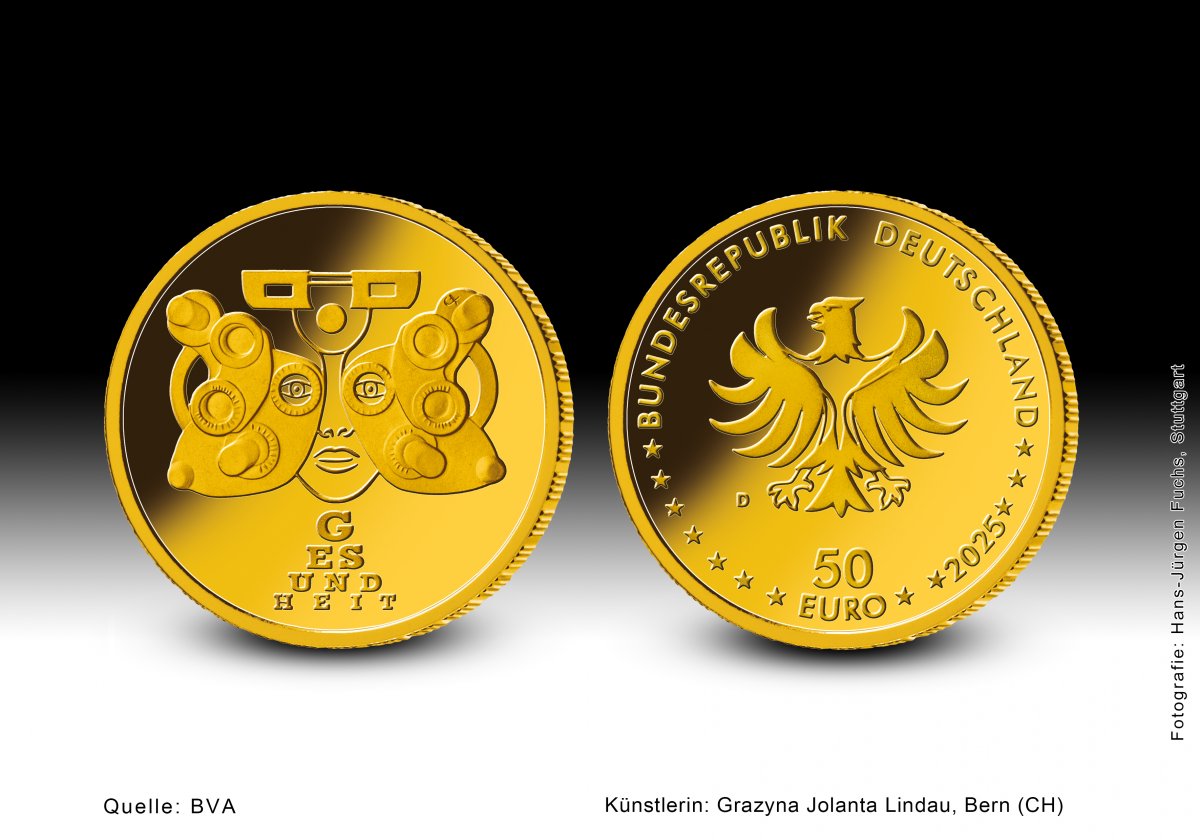 Download 50-Euro-Goldmünze 2025 "Gesundheit" 