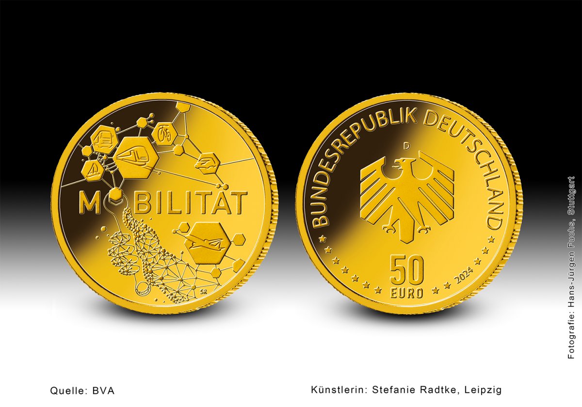 Download 50 euro goldcoin 2024 "Mobilität" 