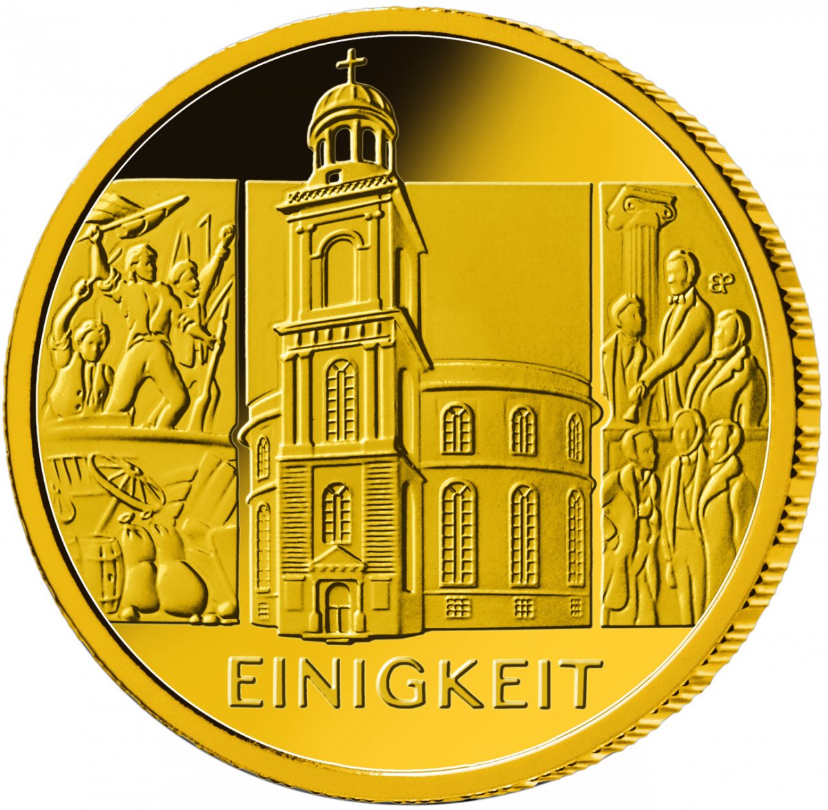 100 euro gold coin 2020 "Säulen der Demokratie - Einigkeit" 