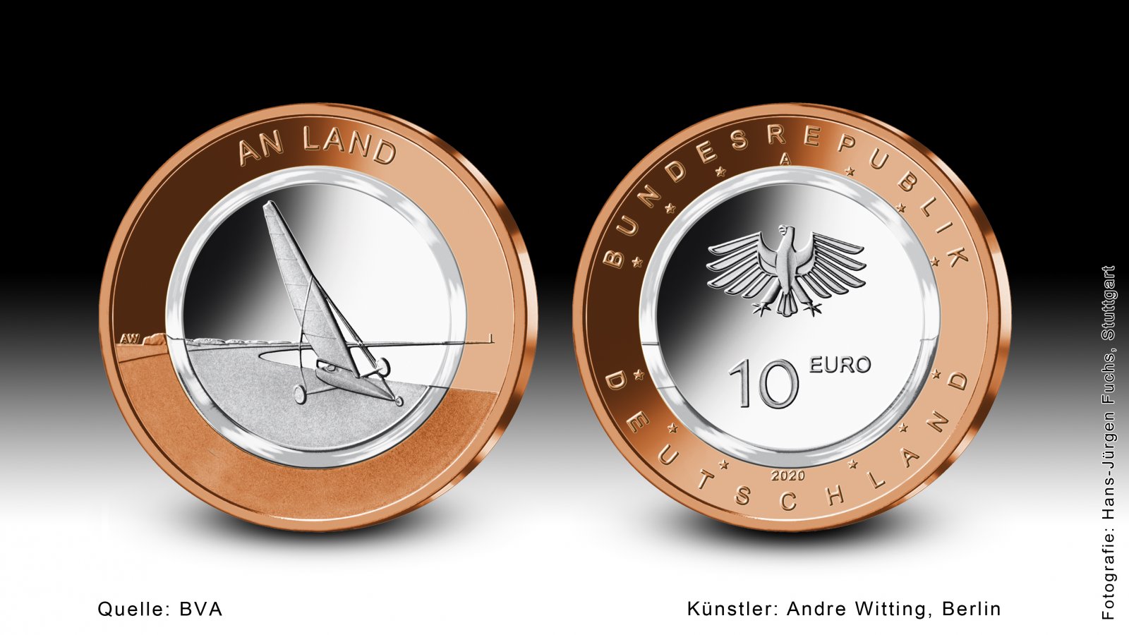 Download 10-Euro-Sammlermünze 2020 "An Land" 