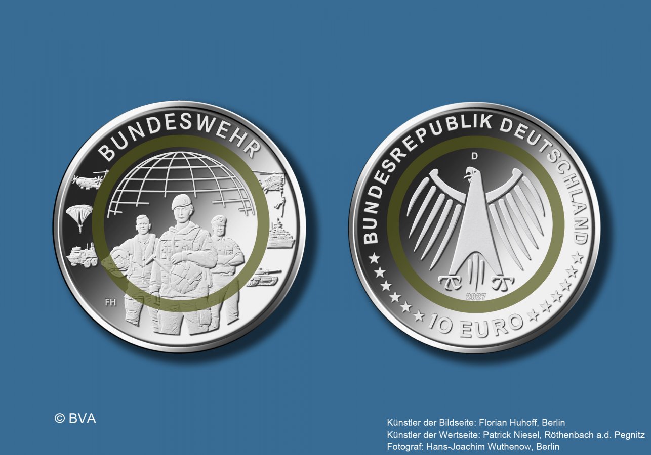 Download-10-Euro-Sammlermünze 2027 "Bundeswehr" 